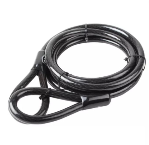 Zapięcie linkowe kłódka dwa klucze 3 metry 15mm jacht skuter rower Zapięcie linkowe kłódka dwa klucze 3 metry 15mm jacht skuter rower