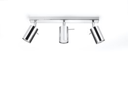 Lampa sufitowa plafon RING 3 chrom design domowy