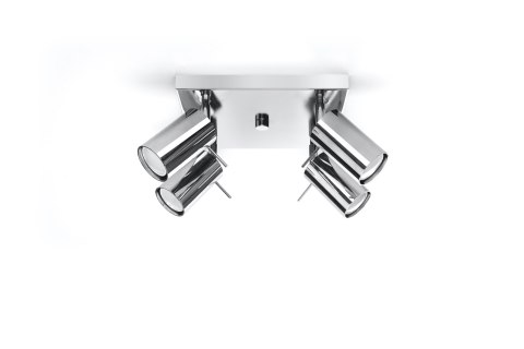 Lampa sufitowa plafon RING 4 chrom design domowy Lampa sufitowa plafon RING 4 chrom design domowy