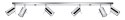 Lampa sufitowa plafon RING 6L chrom design domowy