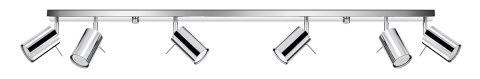 Lampa sufitowa plafon RING 6L chrom design domowy Lampa sufitowa plafon RING 6L chrom design domowy