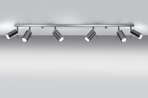 Lampa sufitowa plafon RING 6L chrom design domowy Lampa sufitowa plafon RING 6L chrom design domowy