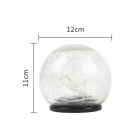 Oświetlenie słoneczne LED kula szklana 12,5cm szer solar Oświetlenie słoneczne LED kula szklana 12,5cm szer solar