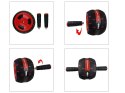 Wałek do ćwiczeń brzucha kółko roller koło + mata Wałek do ćwiczeń brzucha kółko roller koło + mata