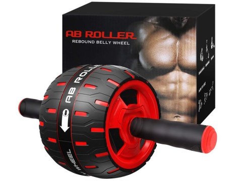 Wałek do ćwiczeń brzucha kółko roller koło + mata Wałek do ćwiczeń brzucha kółko roller koło + mata