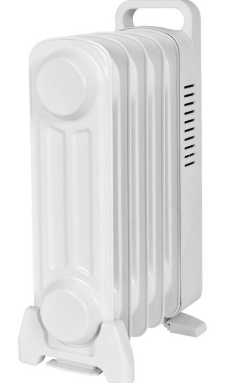 Grzejnik olejowy biały 500W przenośny termostat Grzejnik olejowy biały 500W przenośny termostat