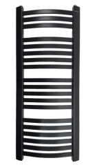 Grzejnik łazienkowy HALFA2 czarny łuk 115x48cm CO Grzejnik łazienkowy HALFA2 czarny łuk 115x48cm CO