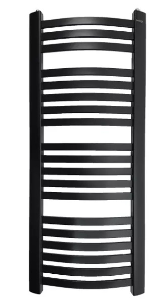 Grzejnik łazienkowy HALFA2 czarny łuk 115x48cm CO Grzejnik łazienkowy HALFA2 czarny łuk 115x48cm CO