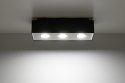 Plafon MONO 3 Czarny sufit sufitowa lampa spot punkt