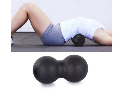 Piłka do masażu ćwiczeń wałek roller podwójna Piłka do masażu ćwiczeń wałek roller podwójna