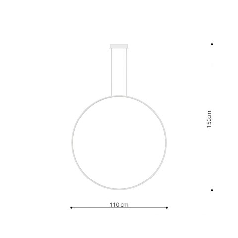 Lampa wisząca RIO 110 czarny LED 3000K Lampa wisząca RIO 110 czarny LED 3000K