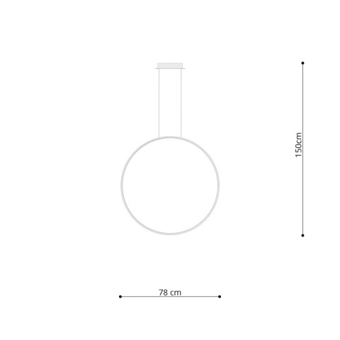 Lampa wisząca RIO 78 czarny LED 3000K Lampa wisząca RIO 78 czarny LED 3000K