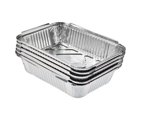 Tacki grilla aluminiowe opak 5 sztuk 26x33cm Tacki grilla aluminiowe opak 5 sztuk 26x33cm