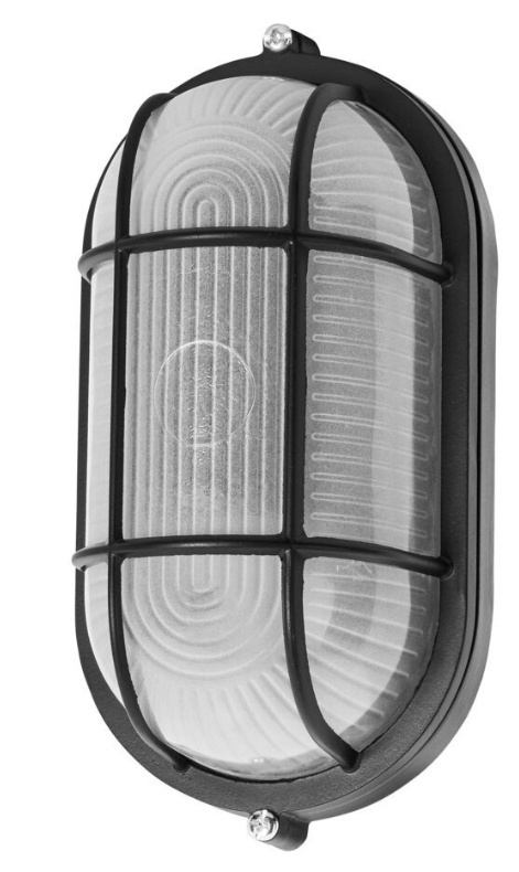 Lampa ALUMINIOWA LOFT BLACK kinkiet IP44 E27 czarna Lampa ALUMINIOWA LOFT BLACK kinkiet IP44 E27 czarna