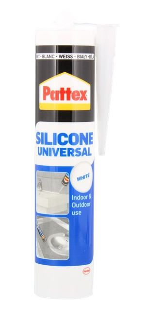 Silikon biały 280ml uniwersalny wodoodporny pattex szpary Silikon biały 280ml uniwersalny wodoodporny pattex szpary