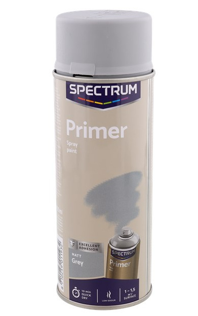 Spray 400ml akrylowy farba podkładowa szara wszystko kryje Spray 400ml akrylowy farba podkładowa szara wszystko kryje