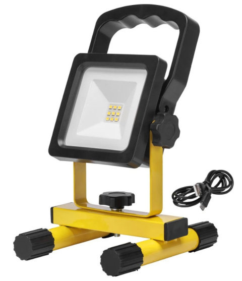 Lampa robocza AKU ładowana IP54 9W LED regulacja halogen Lampa robocza AKU ładowana IP54 9W LED regulacja halogen