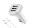 ŁADOWARKA SAMOCHODOWA 3 USB ŁADOWARKA SAMOCHODOWA 3 USB