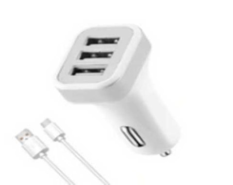 ŁADOWARKA SAMOCHODOWA 3 USB ŁADOWARKA SAMOCHODOWA 3 USB