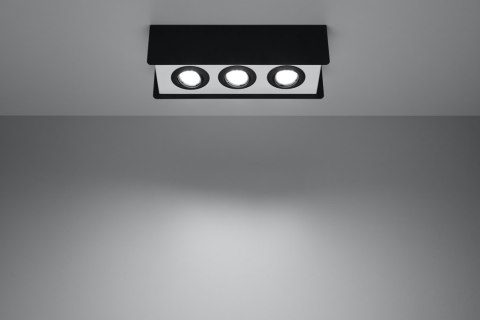 Plafon STEREO 3 Czarny Plafon STEREO 3 Czarny