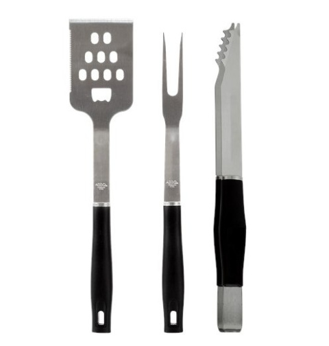 Szczypce łopatka widelec metal zestaw 3szt grill Szczypce łopatka widelec metal zestaw 3szt grill