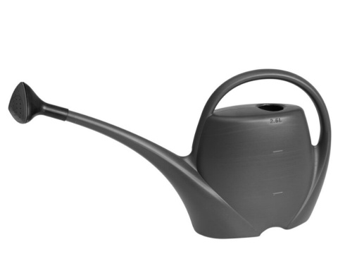 KONEWKA szara 2,5L praktyczna z sitkiem domowa lekka KONEWKA szara 2,5L praktyczna z sitkiem domowa lekka