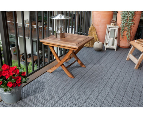 Płytka tarasowa balkon pralnia 11szt 30x30cm PVC szara Płytka tarasowa balkon pralnia 11szt 30x30cm PVC szara