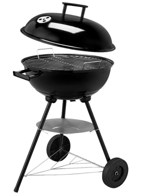 Gril pokrywa na kołach zamykany 42cm szczotka czyszcząca Gril pokrywa na kołach zamykany 42cm szczotka czyszcząca