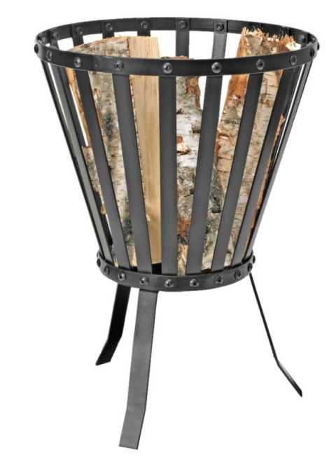 Drewno palenisko ogniskowe legal 51cm stal szczotka Drewno palenisko ogniskowe legal 51cm stal szczotka