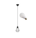 LED Lampa wisząca SOPHIA E27 czarna metal LED Lampa wisząca SOPHIA E27 czarna metal