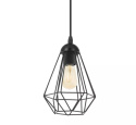 LED Lampa wisząca SOPHIA E27 czarna metal LED Lampa wisząca SOPHIA E27 czarna metal