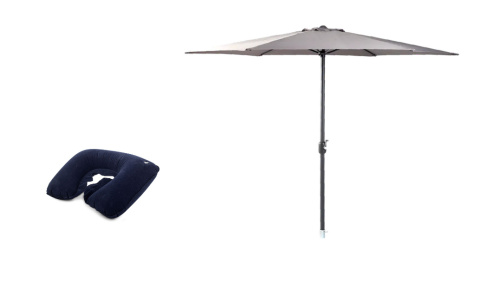 Parasol 3 m ogród korba składany GARDEN poduszka kark Parasol 3 m ogród korba składany GARDEN poduszka kark