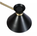 LED Lampa ścienna kinkiet EVE 30cm E27 czarna złota mat LED Lampa ścienna kinkiet EVE 30cm E27 czarna złota mat