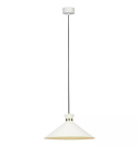 LED Lampa wisząca EVE 35cm E27 biała złota mat