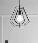 LED Lampa wisząca AURORA E27 35cm czarna LED Lampa wisząca AURORA E27 35cm czarna