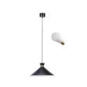 LED Lampa wisząca EVE 35cm E27 czarna złota mat