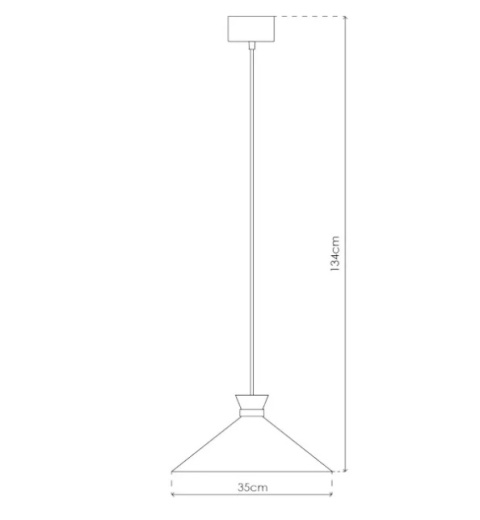 LED Lampa wisząca EVE 35cm E27 czarna złota mat LED Lampa wisząca EVE 35cm E27 czarna złota mat