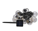 Girlanda 15 lamp Solarna BULB LED 4,8m czujka Tealight4  