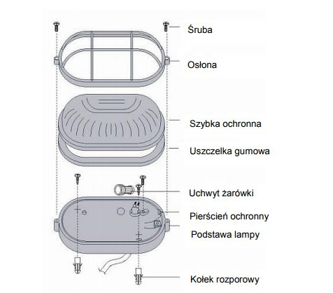 LED Lampa ALUMINIOWA BLACK kinkiet IP44 E27 czarna LED Lampa ALUMINIOWA BLACK kinkiet IP44 E27 czarna