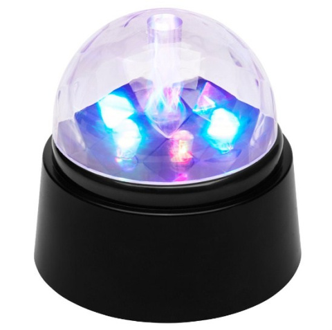 LED Lampa UFO disco obrotowa rgb tealight4 LED Lampa UFO disco obrotowa rgb tealight4