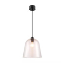 LED Lampa wisząca Madison 28cm E27 transparentna szkło LED Lampa wisząca Madison 28cm E27 transparentna szkło