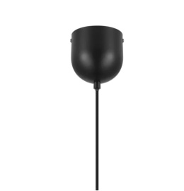 LED Lampa wisząca Elon 38cm E27 metalowa czarna