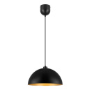 LED Lampa wisząca Elon 38cm E27 metalowa czarna LED Lampa wisząca Elon 38cm E27 metalowa czarna