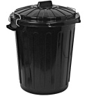 Zamykany kubeł BLACK wodę deszczówka 70l kosz śmieci Zamykany kubeł BLACK wodę deszczówka 70l kosz śmieci