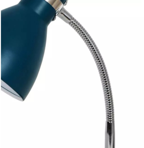 LED Lampa biurkowa SIMON E27 31cm niebieska regulowana LED Lampa biurkowa SIMON E27 31cm niebieska regulowana