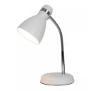 LED Lampa biurkowa SIMON E27 31cm biała regulowana LED Lampa biurkowa SIMON E27 31cm biała regulowana