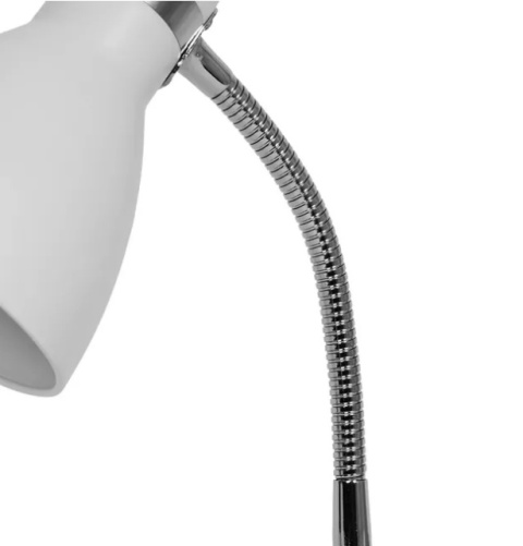 LED Lampa biurkowa SIMON E27 31cm biała regulowana LED Lampa biurkowa SIMON E27 31cm biała regulowana