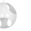 LED Lampa wisząca Joe 35cm E27 biała metal LED Lampa wisząca Joe 35cm E27 biała metal