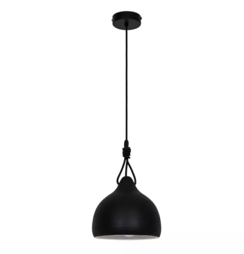 LED Lampa wisząca SUSAN 22cm E27 czarna ceramiczna metal LED Lampa wisząca SUSAN 22cm E27 czarna ceramiczna metal