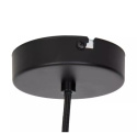 LED Lampa wisząca SUSAN 22cm E27 czarna ceramiczna metal